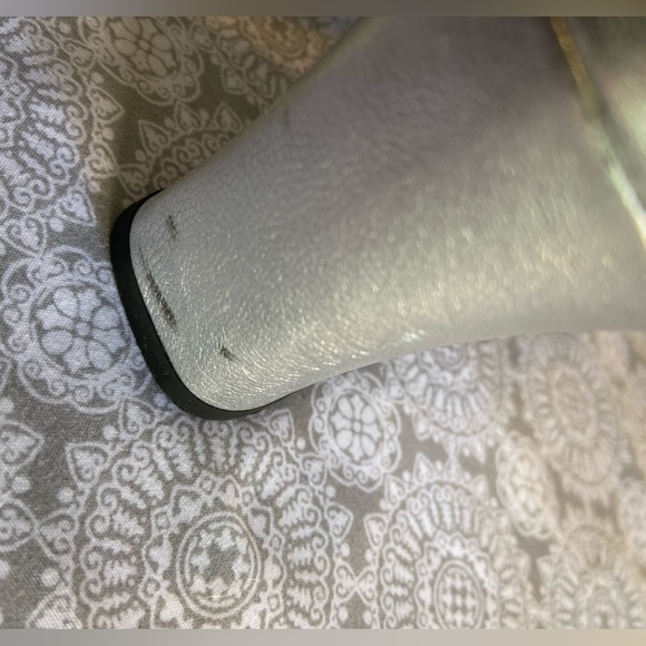 Aldo Chelini~Vtg~Soft~Leather~Slingback~Slant Wrapped Block Heel Sandal~Size 9 - Picture 15 of 16